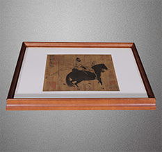 宁陵书画装裱配框服务案例